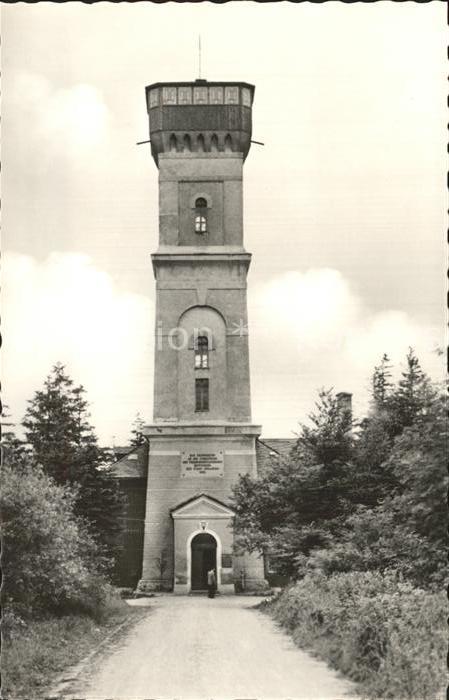 Annaberg-Buchholz Erzgebirge Aussichtsturm auf dem Pöhlberg