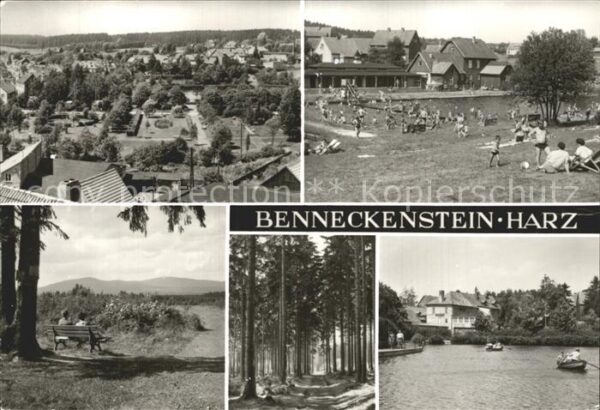 Benneckenstein Panorama Schwimmbad Ruhebank Waldweg Go