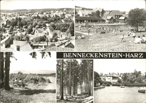 Benneckenstein Panorama Schwimmbad Ruhebank Waldweg Go