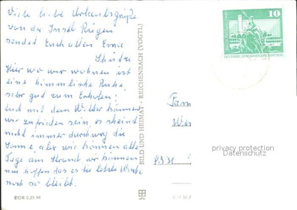 Bergen Ruegen Ernst Moritz Arndt Turm Karl Marx Platz – Bild 2
