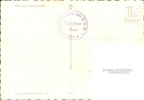 Oberwiesenthal Erzgebirge Totalansicht – Bild 2