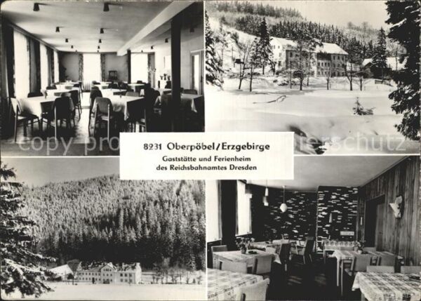Oberpoebel Gaststätte und Ferienheim des Reichsbah