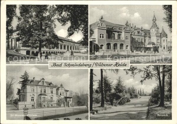 Bad Schmiedeberg Eisenmoorbad Kurhaus Moorsanatorium Kur