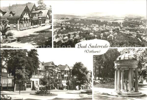 Bad Suderode Kurpark Badehaus Rathausplatz Behringer