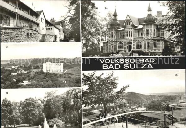Bad Sulza Kurhaus Wismut Sanatorium Kurpark Inhal