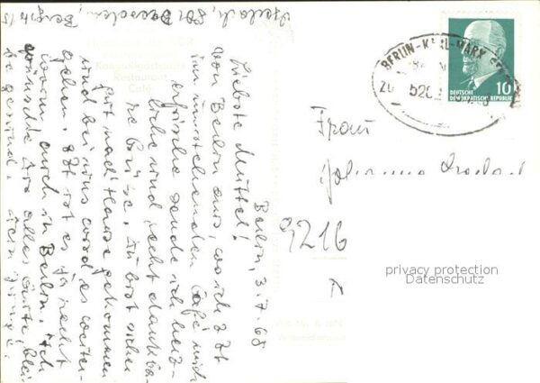 Berlin Haus des Lehrers Speisesäle – Bild 2