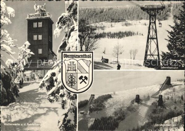 Oberwiesenthal Erzgebirge Fichtelberg Wetterwarte Schwebebahn Spr