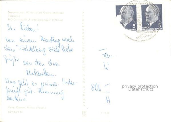 Oberwiesenthal Erzgebirge HOG Fichtelberghaus Aussichtsturm – Bild 2
