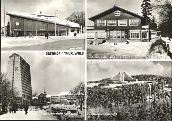 Oberhof Thueringen Oberer Hof HO Cafe Luisensitz FDGB Feri