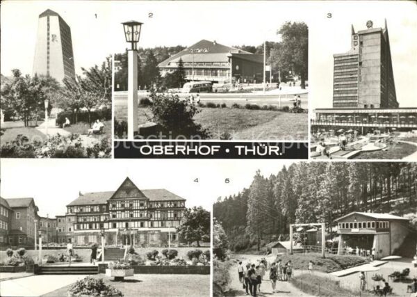 Oberhof Thueringen FDGB Erholungsheim Rennsteig Gaststätte