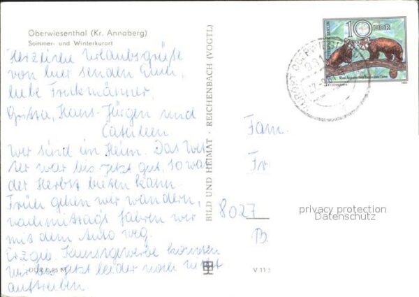 Oberwiesenthal Erzgebirge Stadtblick Kinovec Sessellift Wetterwar – Bild 2