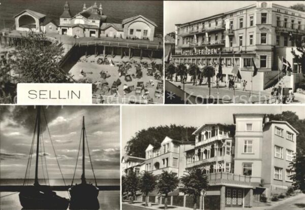 Sellin Ruegen Seebrücke Hotel Frieden Segelboote