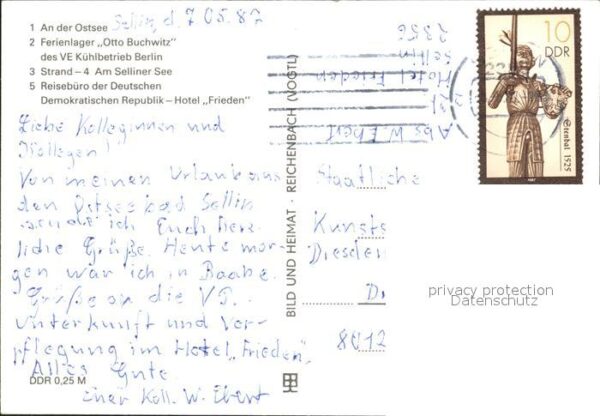 Sellin Ruegen Ferienlager Otto Buchwitz Strand Sellin – Bild 2