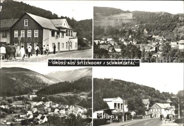 Sitzendorf Thueringen FDGB Erholungsheim Aug Bebel Orts und T
