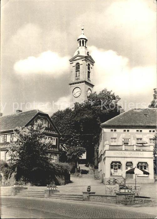 Sohland Spree Markt Linden Apotheke Kirchturm