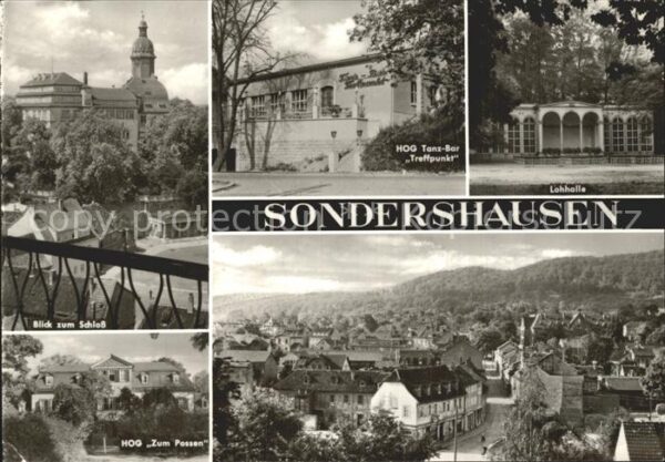 Sondershausen Thueringen Schloss HOG Tanzbar Treffpunkt Lohhalle
