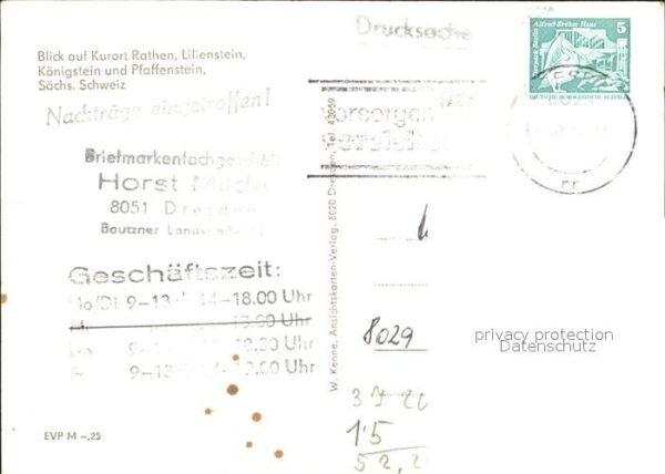 Rathen Saechsische Schweiz mit Lilienstein Königstein und Pfaffens – Bild 2