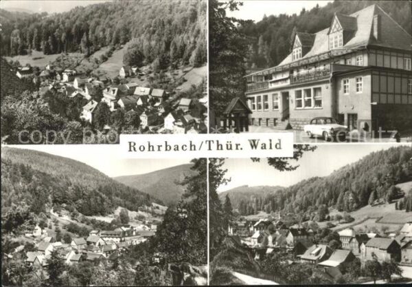 Rohrbach Saalfeld Total und Teilansichten