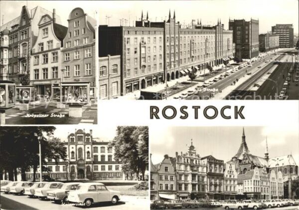 Rostock Kröpeliner Tor Lange Strasse Universitä