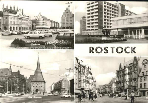 Rostock Rathaus Interhotel Warnow Steintor Kröp
