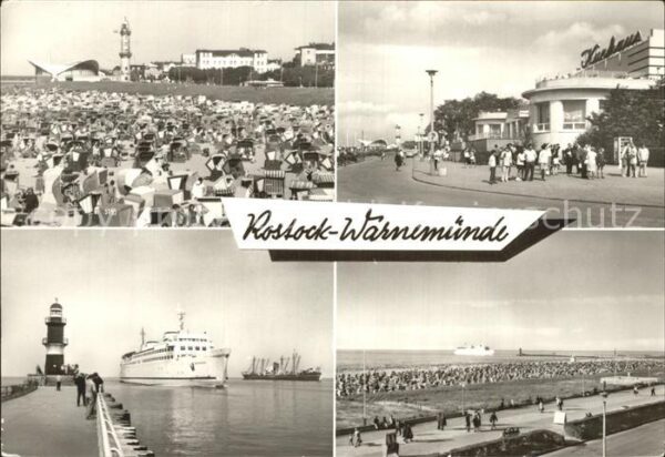 Rostock-Warnemuende Gaststätte Teepott Leuchtturm HOG Kurha