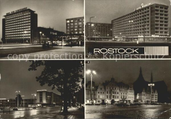 Rostock Lange Strasse Ostsee Druck Rostock Inte