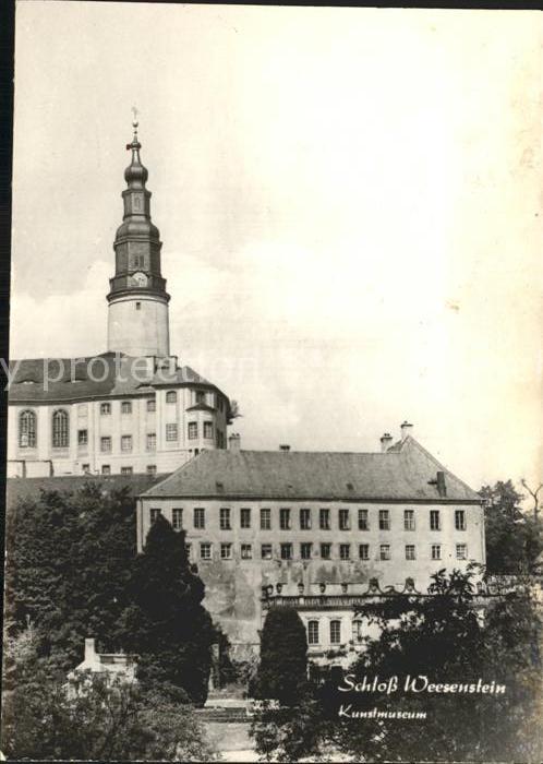 Weesenstein Schloss Weesenstein Kunstmuseum