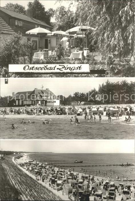 Zingst Ostseebad HO Strandcafe Milchbar HOG Kurhaus Stra