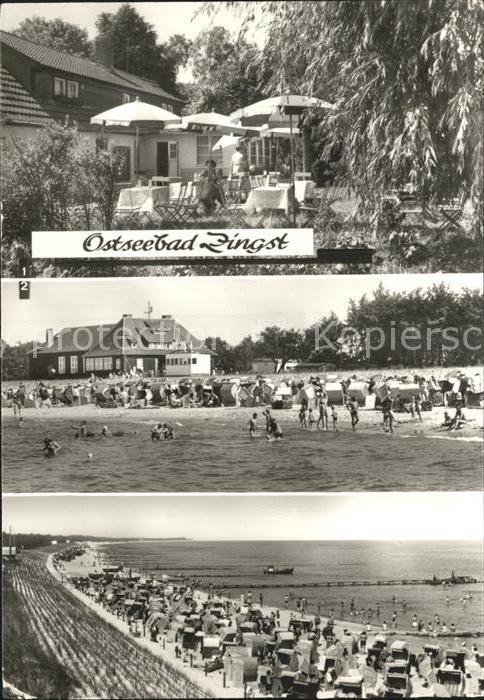 Zingst Ostseebad HO Strandcafe Milchbar HOG Kurhaus Stra