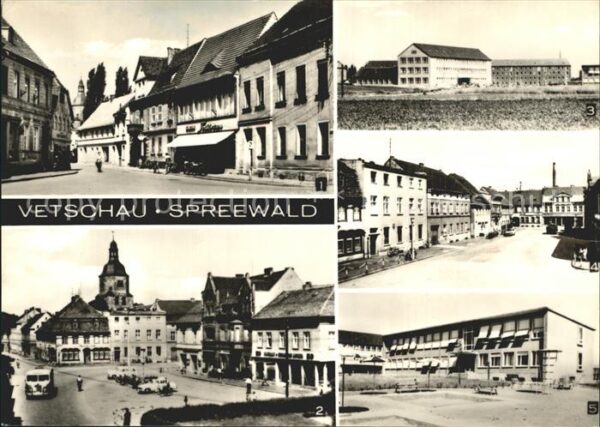 Vetschau Spreewald Cottbuser Str Marktplatz Polytech Obers