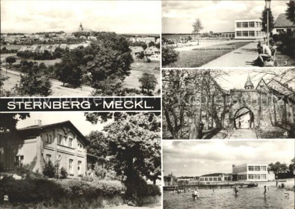 Sternberg Mecklenburg Panorama Landambulatorium Konsum Strand