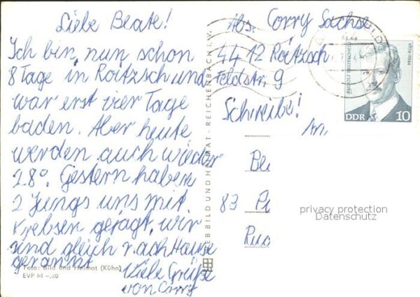 Roitzsch Bitterfeld Polytech Oberschule Adolf Diesterweg Po – Bild 2