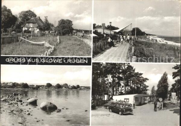 Glowe Ruegen Promenade Strand Campingplatz