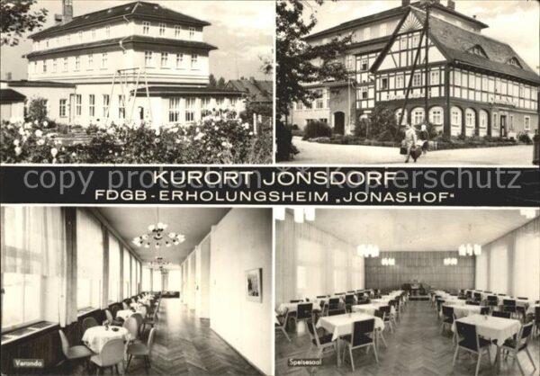 Jonsdorf FDGB Erholungsheim Jonashof Veranda Spe
