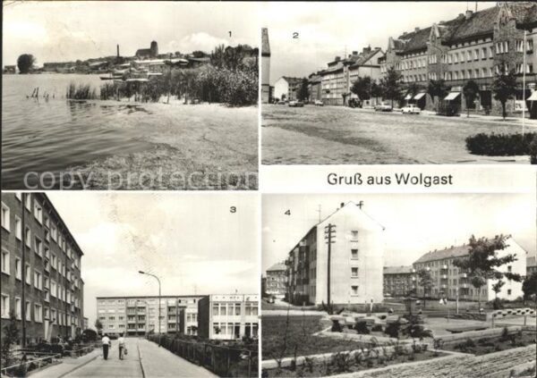 Wolgast Mecklenburg-Vorpommern An der Peene Thälmann Str Neubauten Joh
