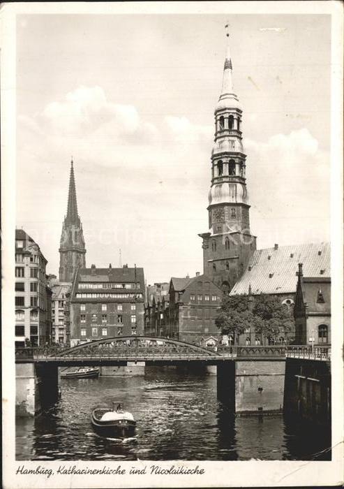 Hamburg Katharinenkirche und Nicolaikirche