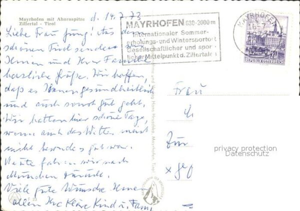 Mayrhofen Zillertal Total mit Ahornspitze – Bild 2