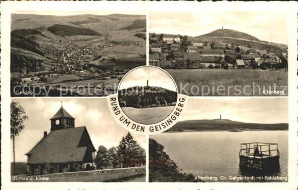 Geising Erzgebirge Altenberg Geising Zinnwald. Kirche Alte