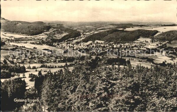 Geising Erzgebirge Luftansicht