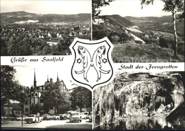 Saalfeld Saale Stadt der Feengrotten Rathaus Märchendo