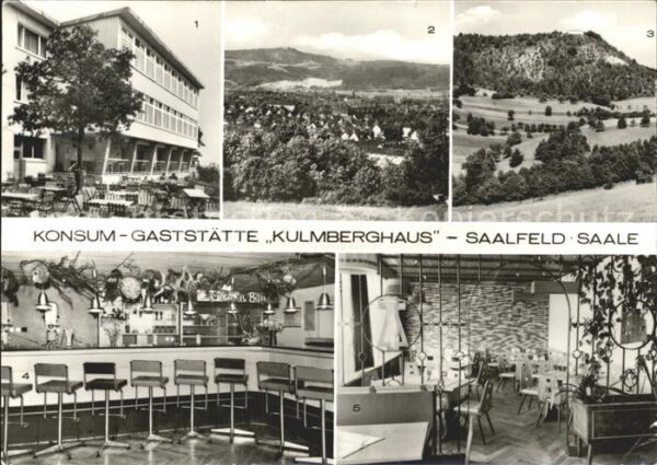 Saalfeld Saale Kosum-Gaststätte Kulmberghaus Gnomenbar