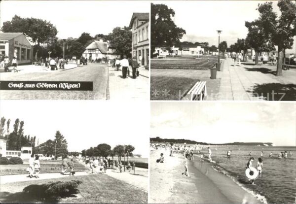Goehren Ruegen Strand Ortsansichten