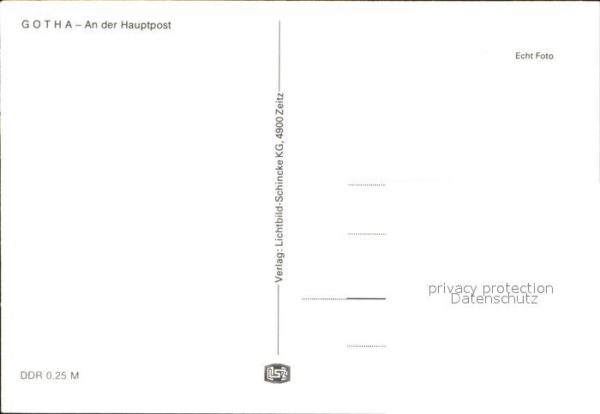 Gotha Thueringen Hauptpost – Bild 2