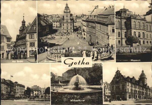 Gotha Thueringen Am Brühl Hauptmarkt Museum Arnoldiplatz