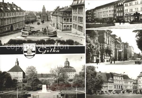 Gotha Thueringen Hauptmarkt Schloss Friedenstein am Neum