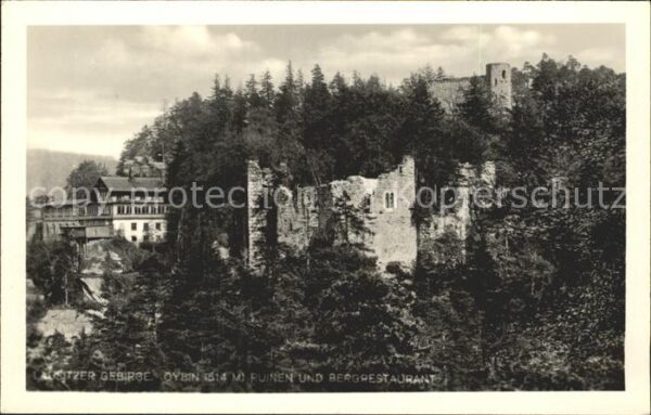 Oybin Ruinen Bergrestaurant Lausitzer Gebirge