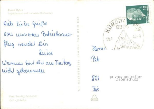 Oybin Töpferbaude Lochstein Felsentor – Bild 2