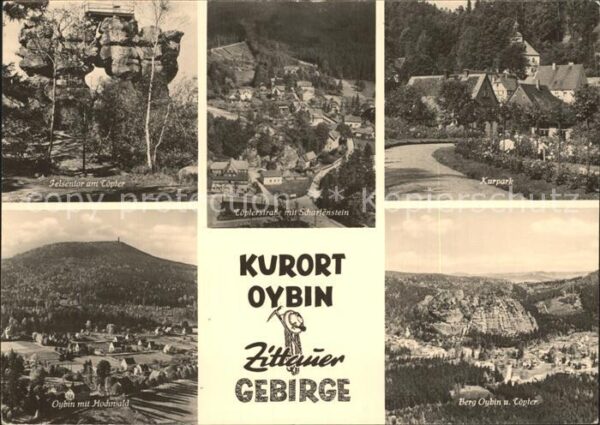 Oybin Kurort Felsentor am Töpfer Hochwald Ber