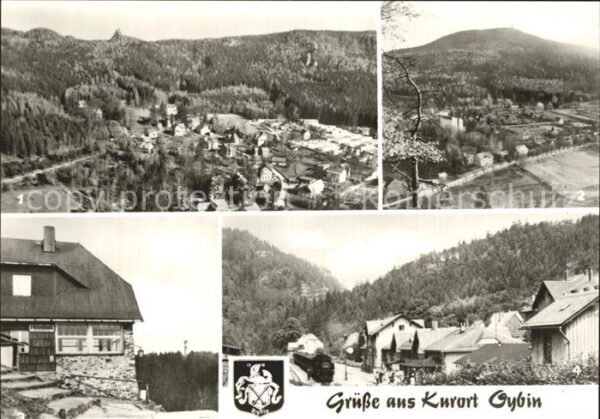 Oybin Blick Scharfenstein Hochwaldbau Bahnhof