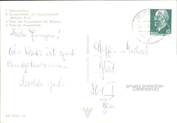 Greifswald Mecklenburg Vorpommern Rubenow Platz Seesportschule Segelschul – Bild 2